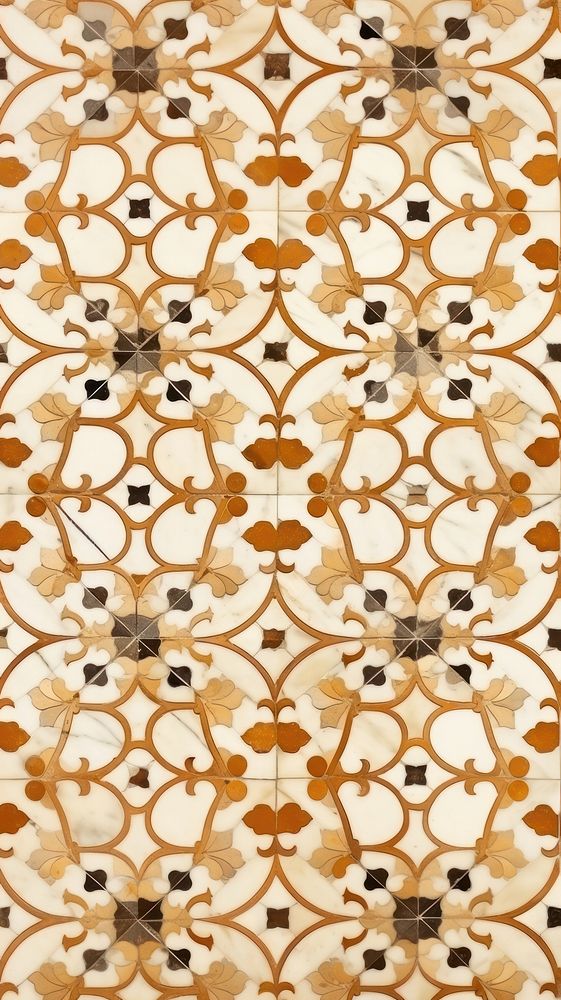 Indian art tile pattern rug home decor.