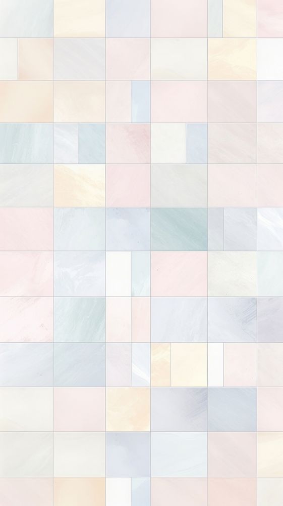 Offset pastel tile pattern architecture building texture.