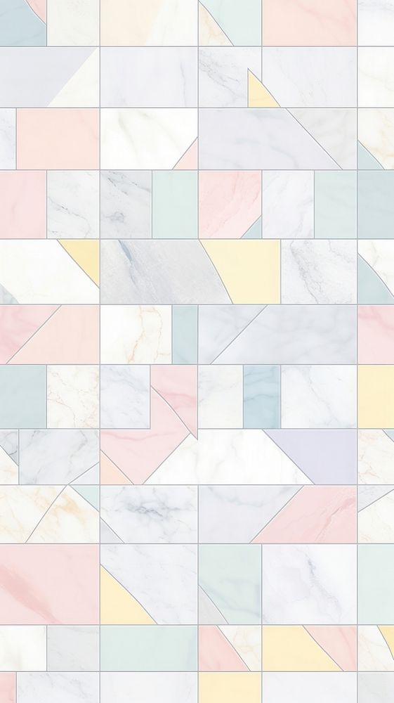 Pastel tile pattern architecture building floor.