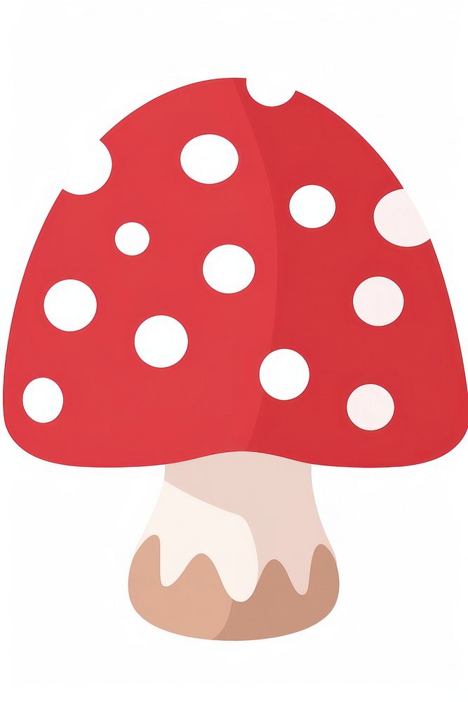 Flat design toadstool astronomy clothing mushroom.