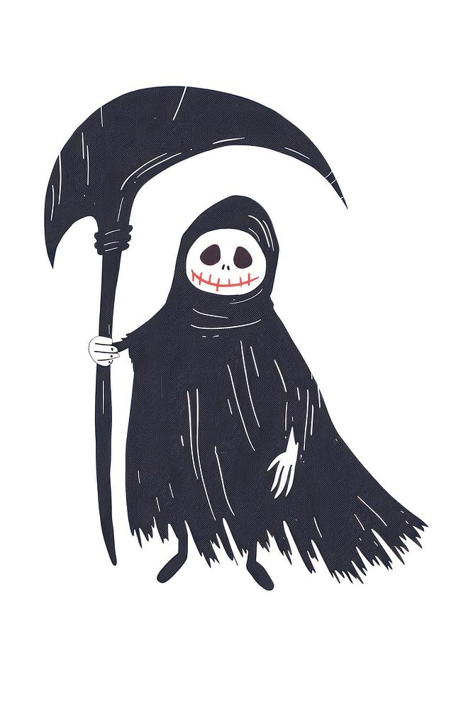 Grim reaper person people animal.