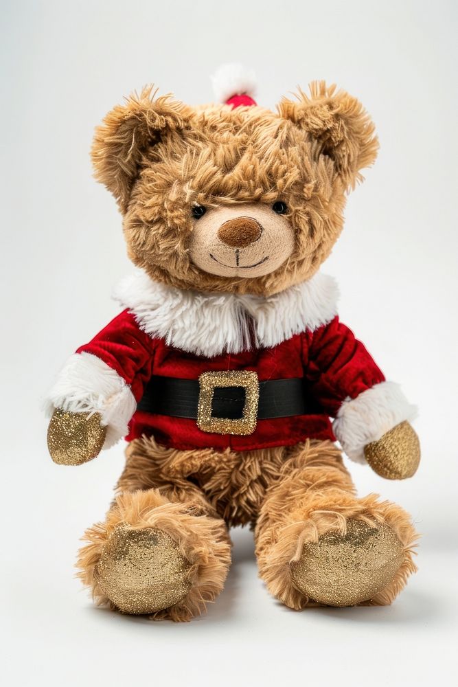 Stuffed doll teddy christmas plush toy teddy bear.