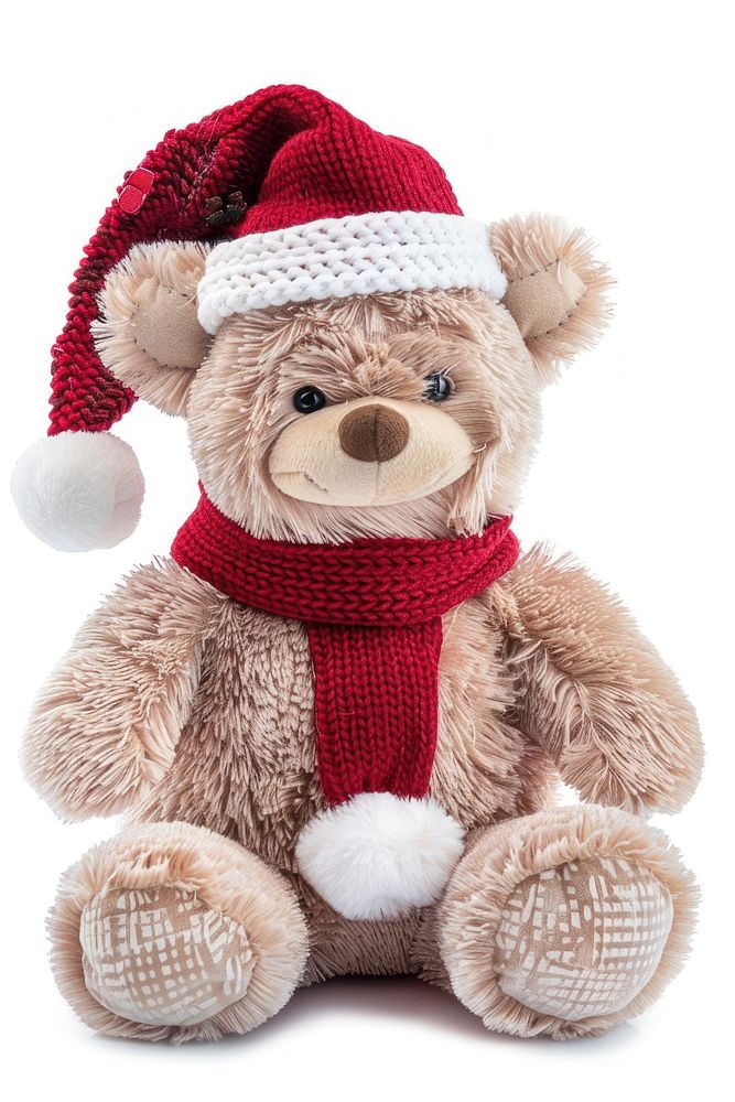 Stuffed doll teddy christmas clothing apparel plush.