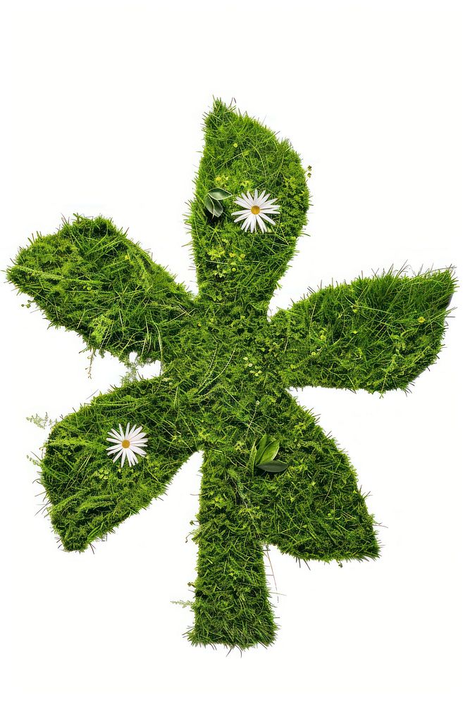 Windmill shape lawn flower symbol grass.