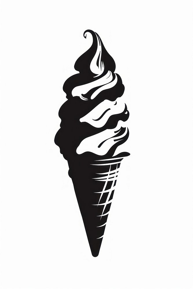 Ice cream silhouette dynamite weaponry dessert.
