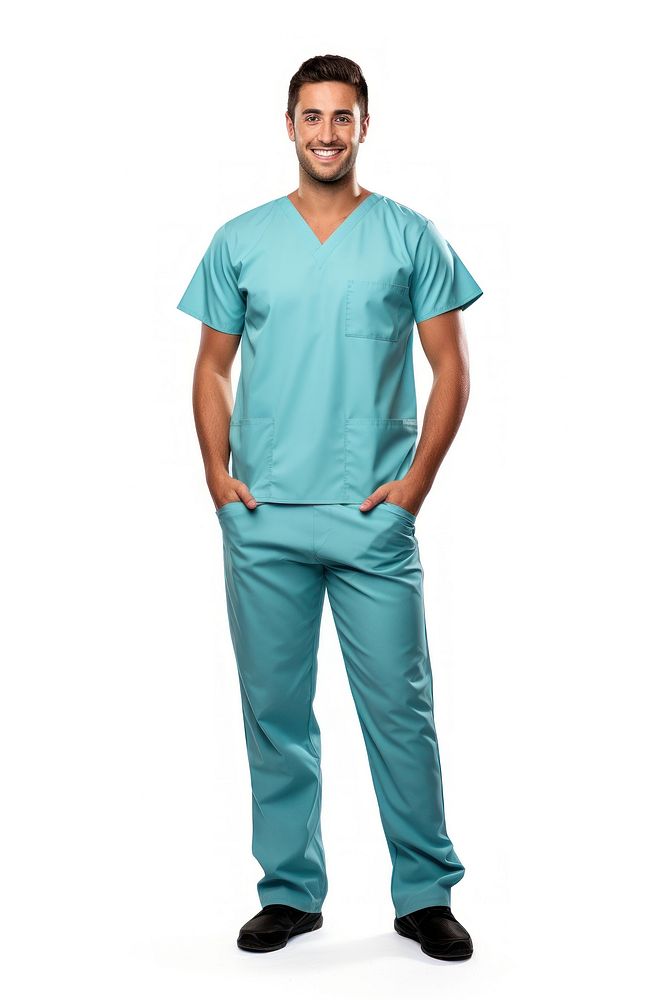 Male nurse clothing apparel pajamas.