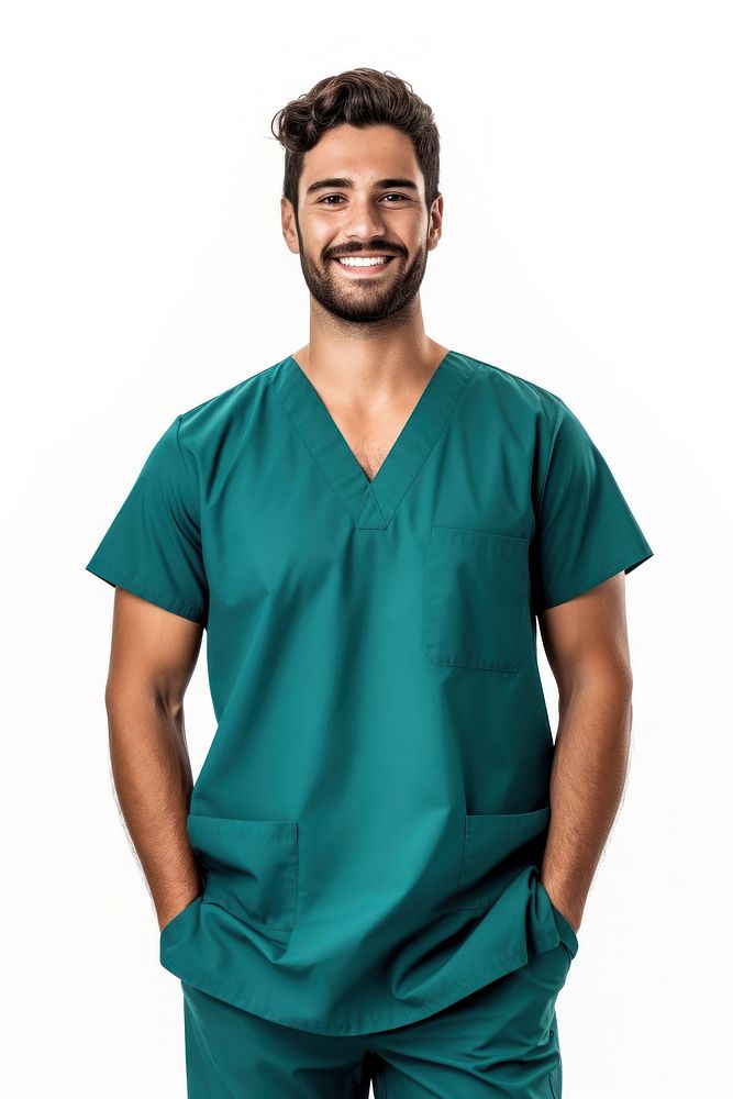 Male nurse clothing apparel t-shirt.