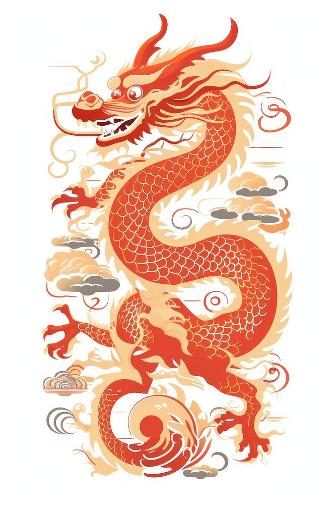 Chinese dragon ketchup food.