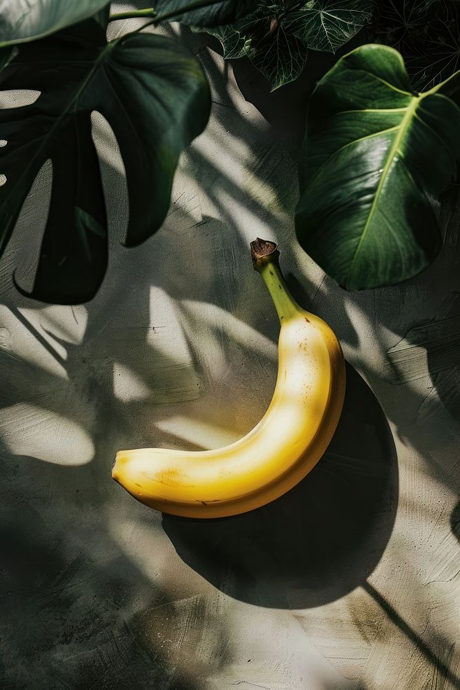 Banana produce fruit plant.