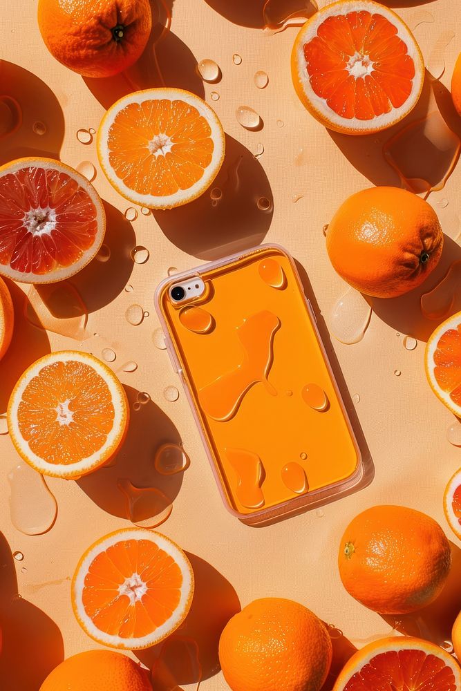 Orange electronics produce phone.