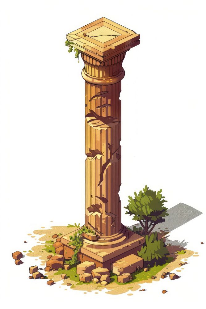 Pillar architecture column outdoors.