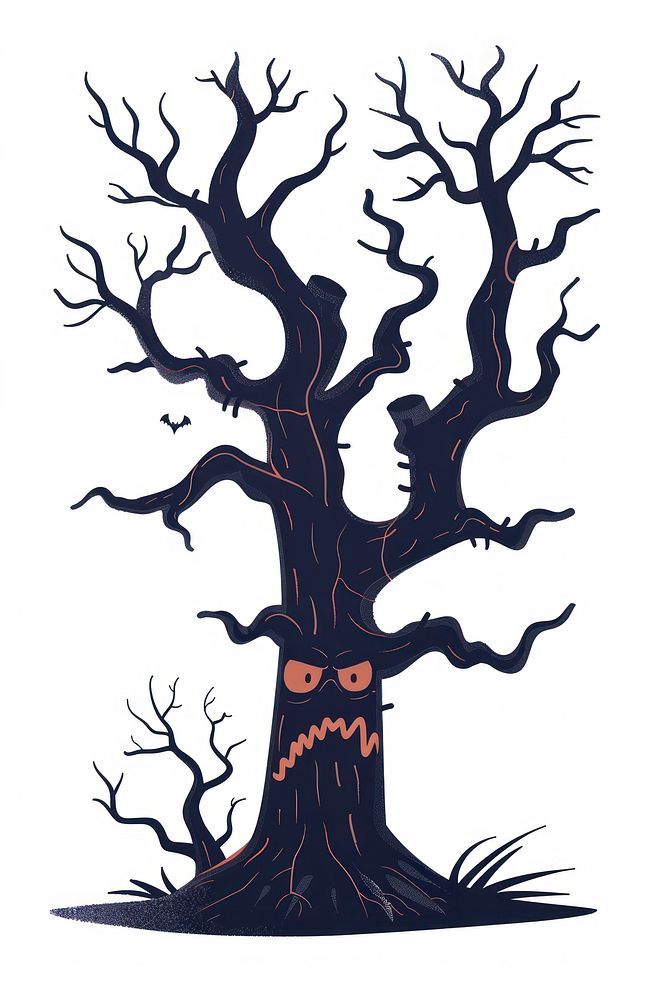 Spooky tree plant representation creativity.