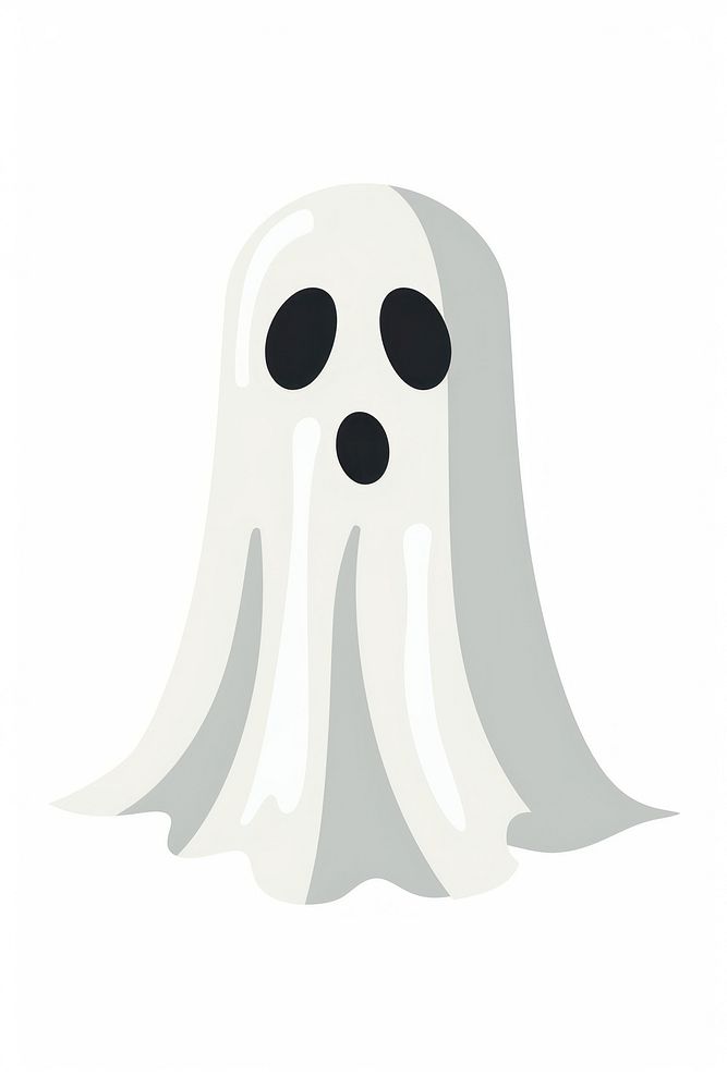 Halloween Ghost white celebration cartoon.