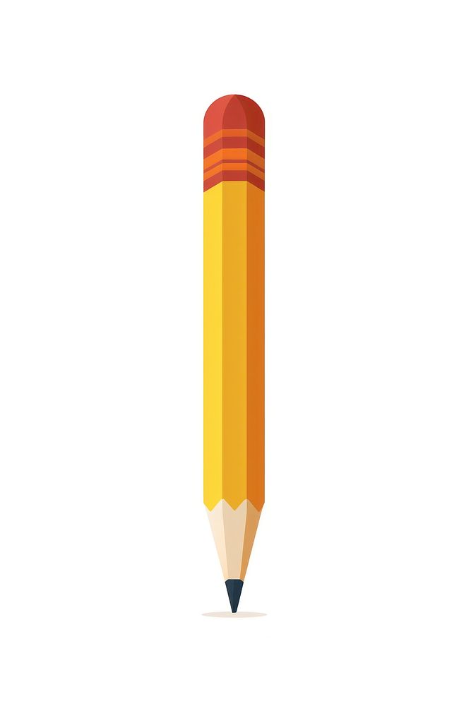 Pencil white background creativity education.