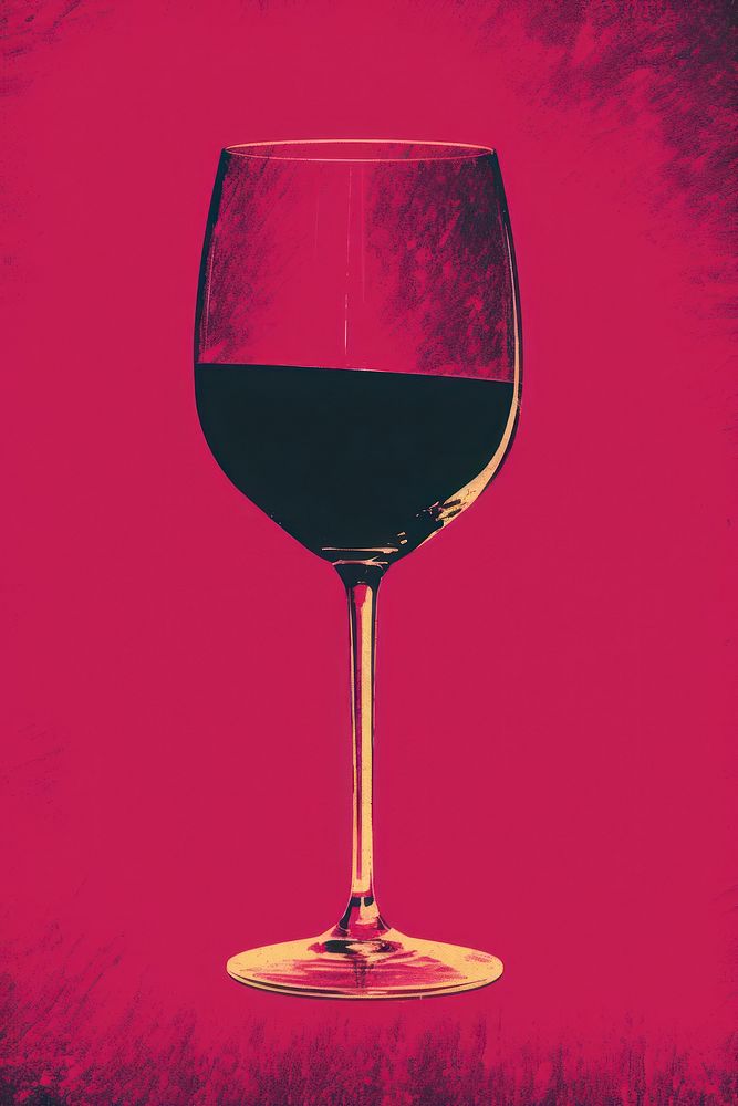 Wine glass drink red refreshment.