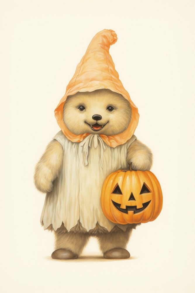 Bear character halloween sweatshirt clothing knitwear.