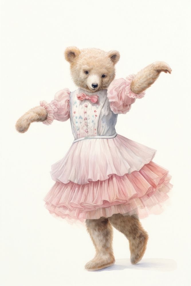 Bear character Ballet accessories accessory wildlife.