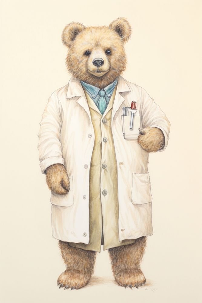 Bear character Doctor accessories accessory cosmetics.