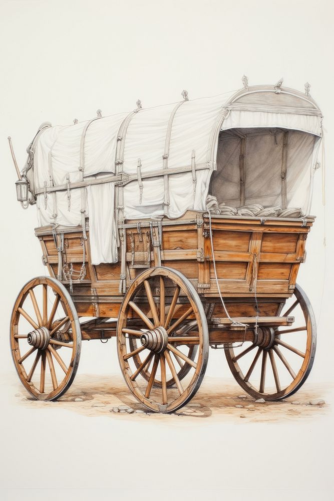 Wagon wagon transportation carriage.