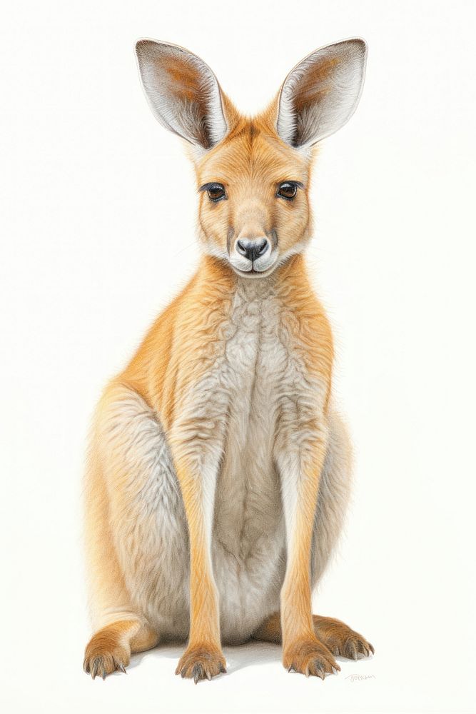 Wallaby wallaby kangaroo animal.