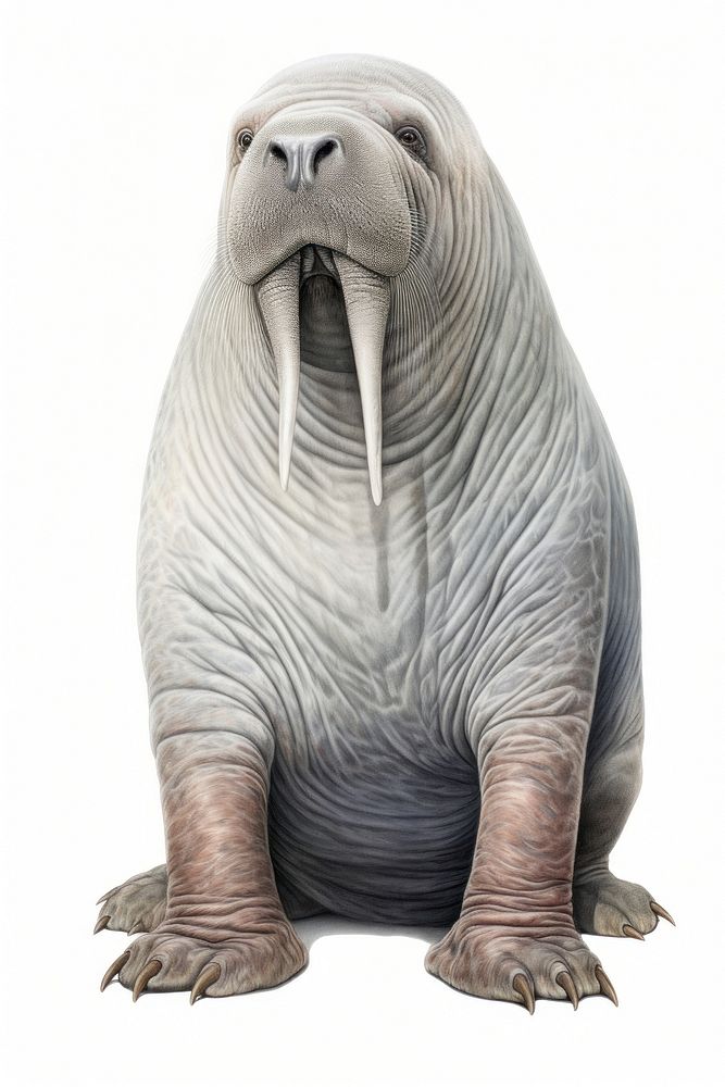 Walrus walrus wildlife animal.