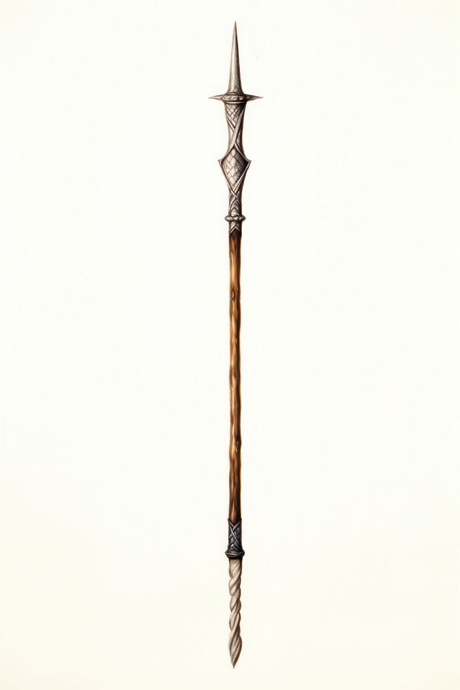 Wand weaponry dagger spear.