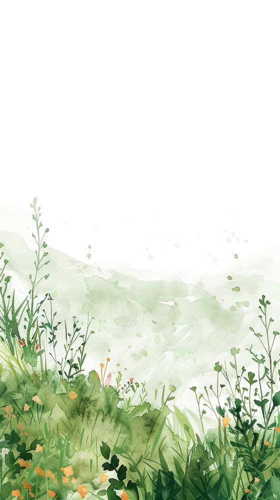 Illustration of meadow outdoors nature plant.