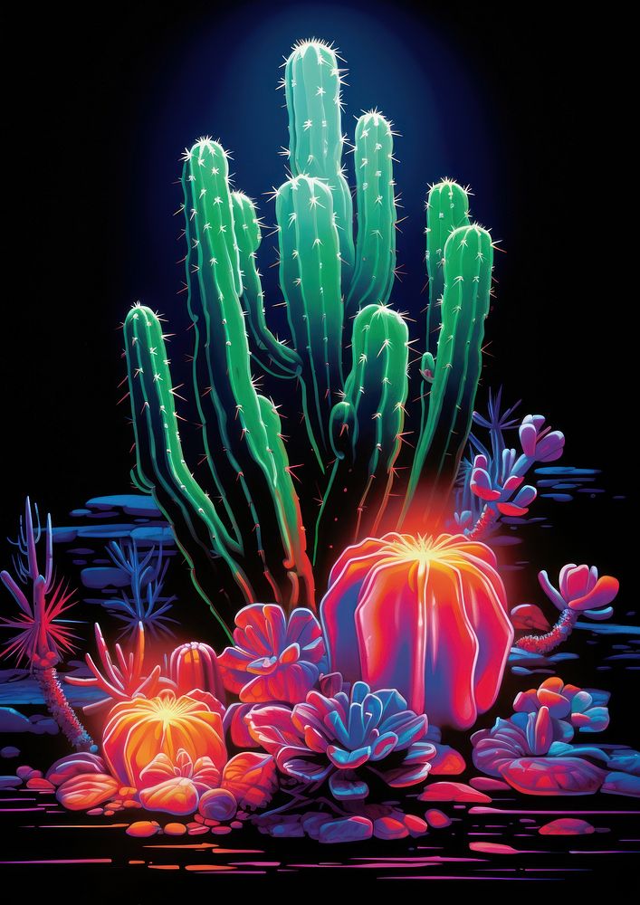 A hypnotizing cactus outdoors plant.