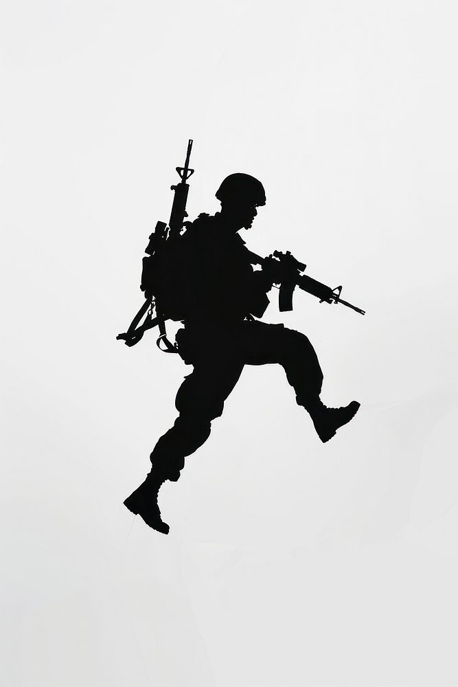 War clip art silhouette weapon adult.