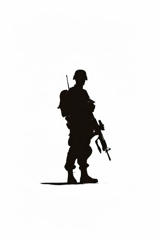 Army toy silhouette clip art weapon adult gun.