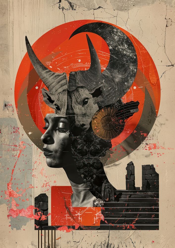 satan belief collage painting person. | Free Photo Illustration - rawpixel