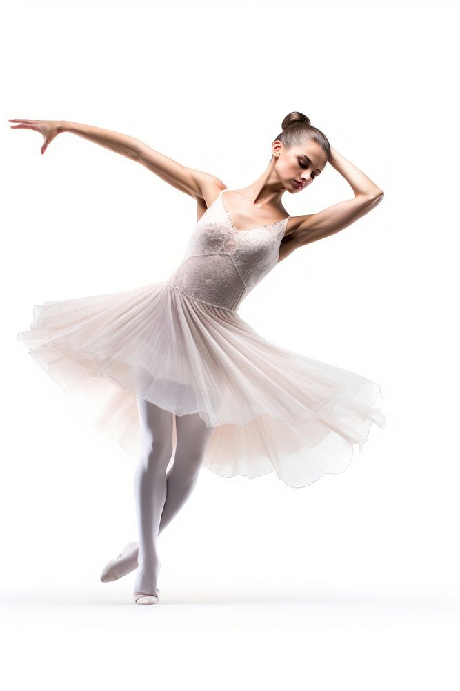 Adult dancing ballet recreation ballerina clothing.