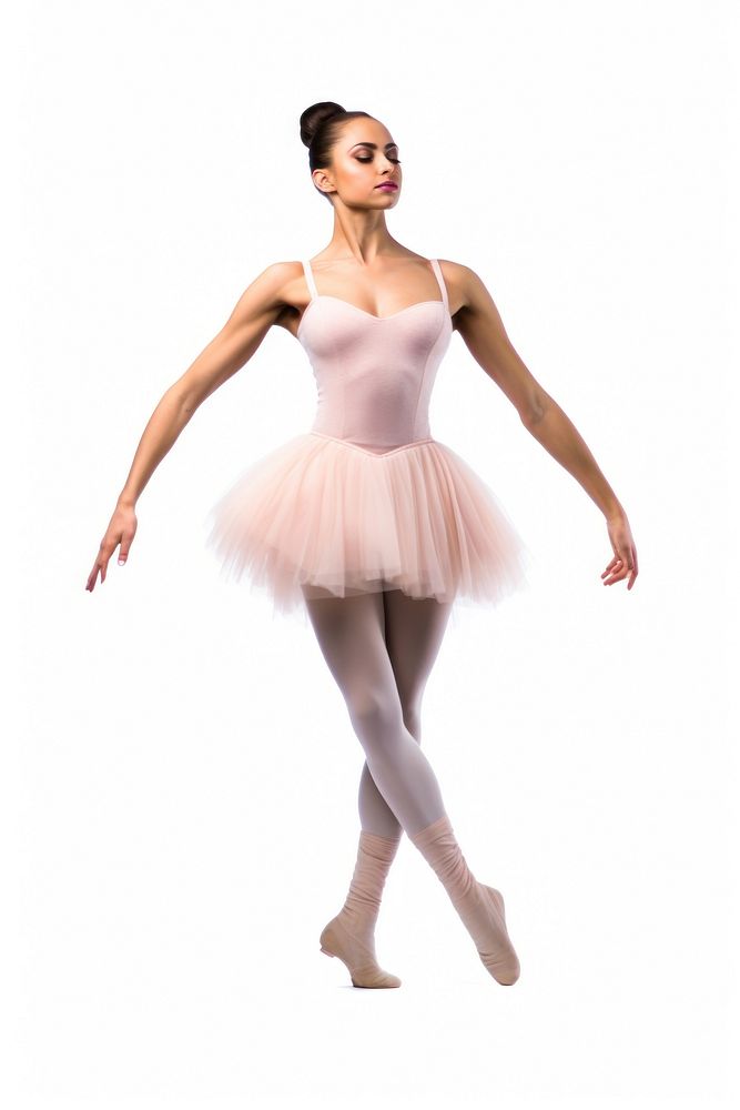 Adult dancing ballet recreation ballerina clothing.