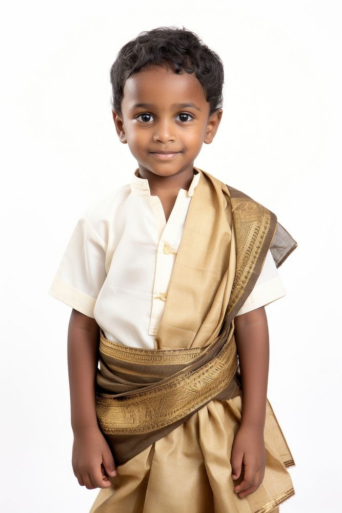 Boy wearing traditional Sri Lankan clothing photo photography portrait.