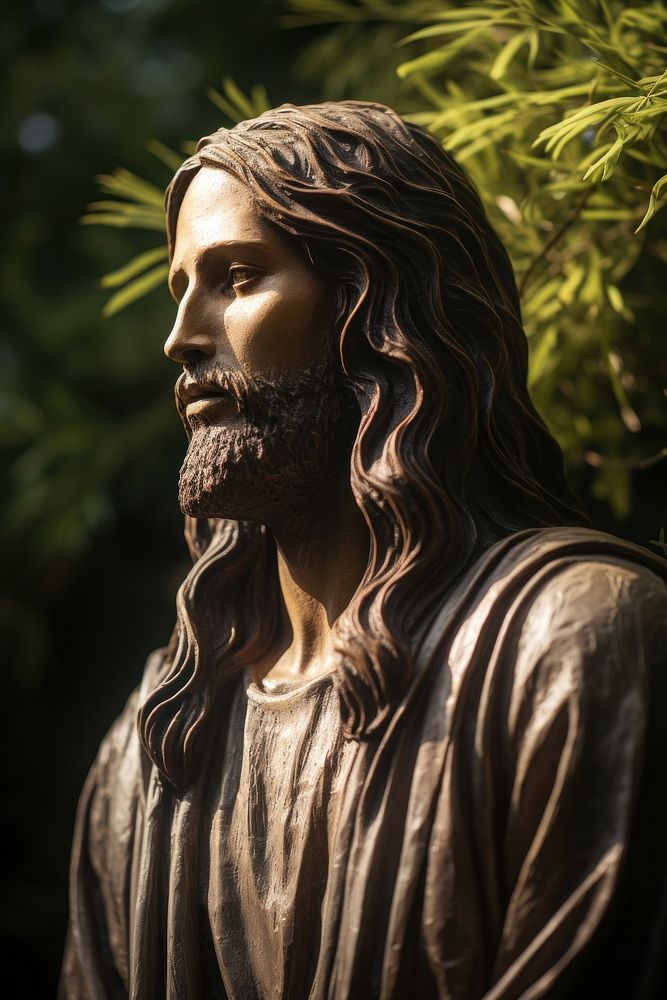 Sculpture of Jesus photo photography portrait.