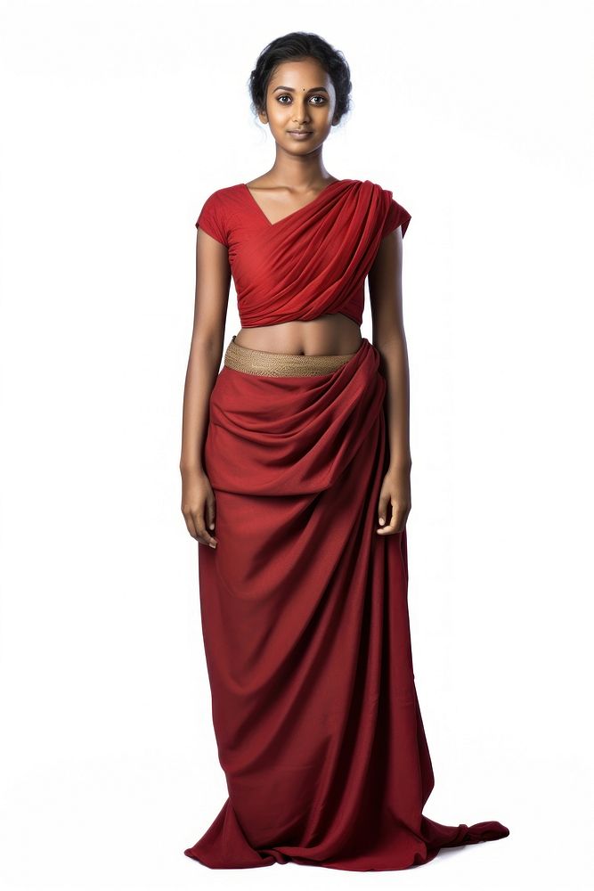 Woman wearing traditional Sri Lankan clothing fashion apparel female.