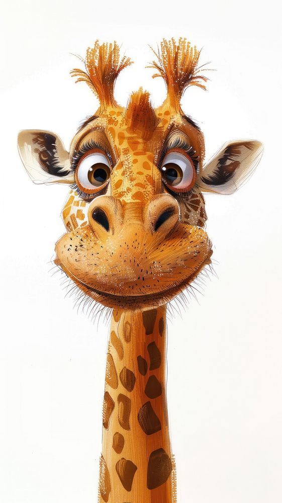 Safari giraffe wildlife animal mammal.