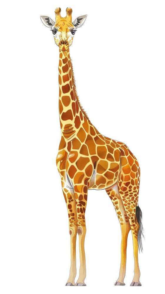 Safari giraffe wildlife animal mammal.