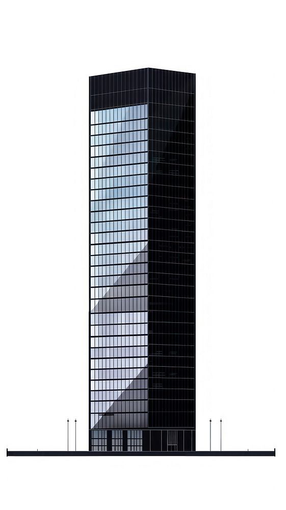 Skyscraper architecture metropolis building.