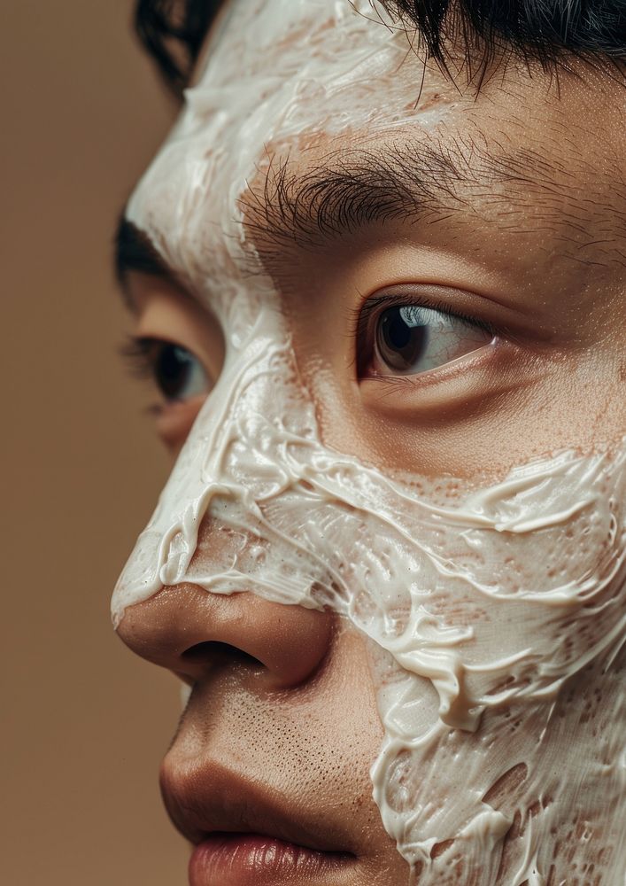 A Southeast Asian man photo skin photography.
