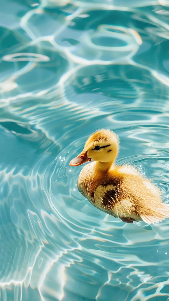 Swimming animal pool duck.