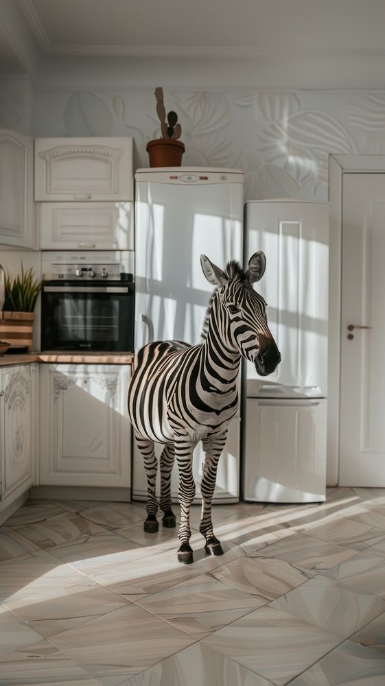 Wildlife kitchen animal zebra.