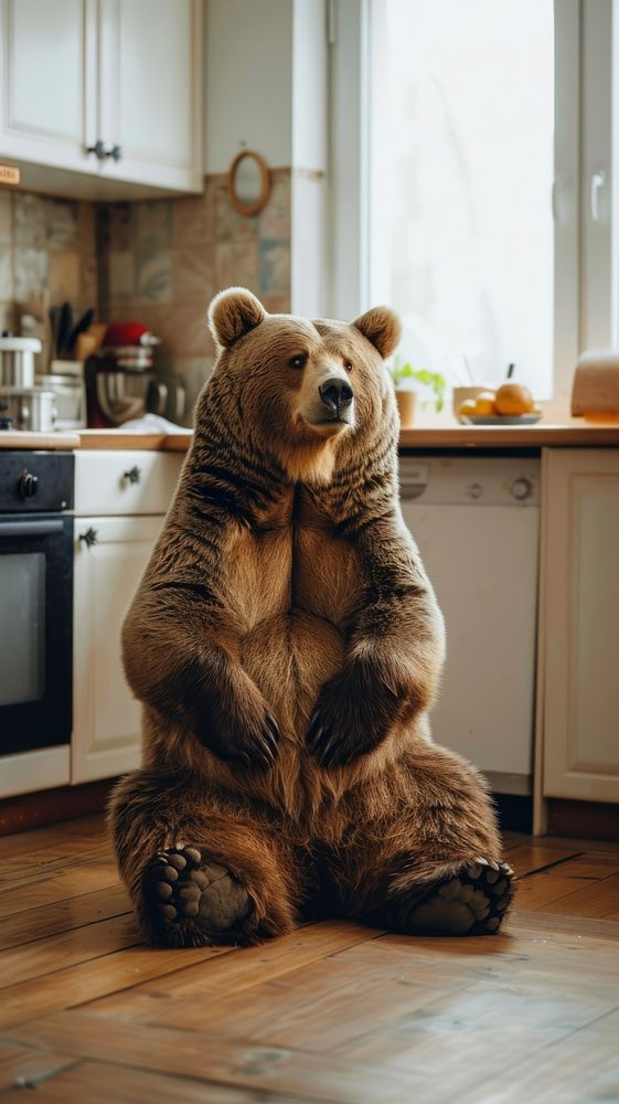 Wildlife kitchen animal bear.