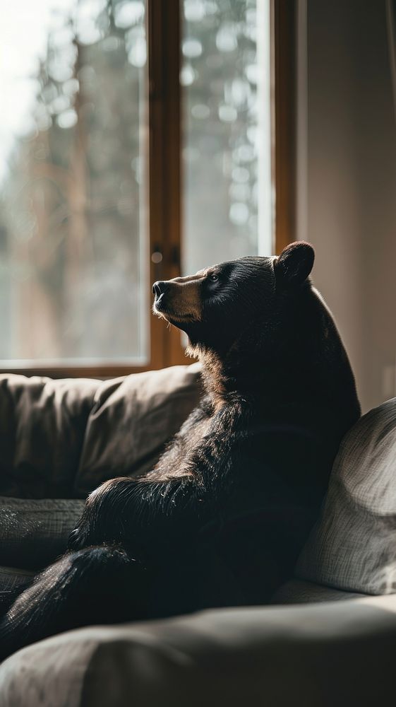 Bear animal furniture female.