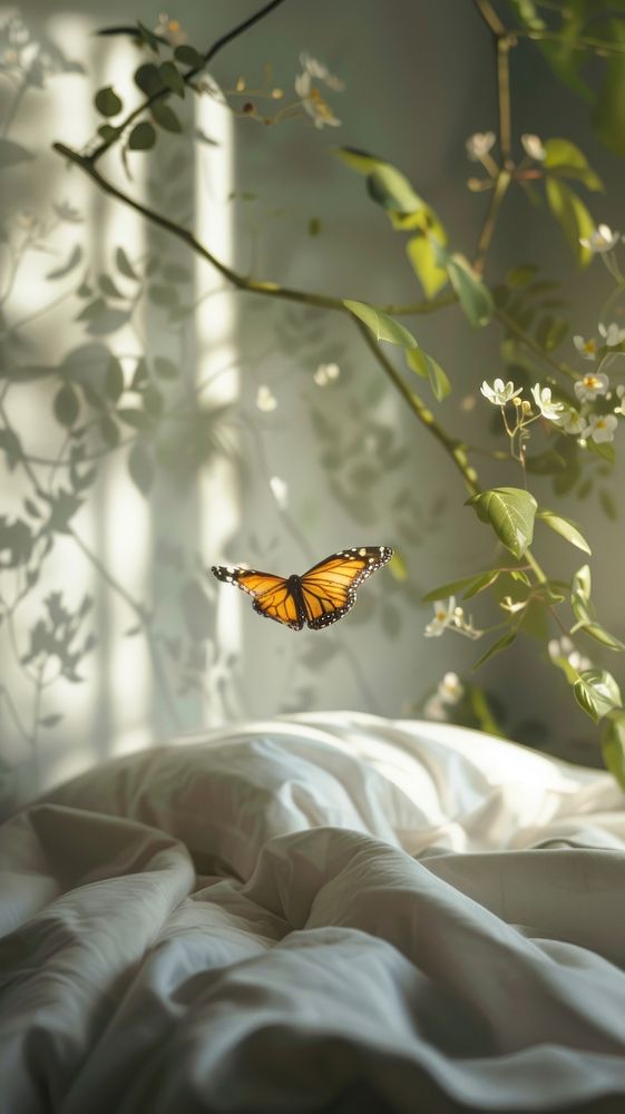 Butterfly animal bed invertebrate.