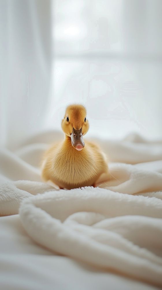Duck animal waterfowl blanket.