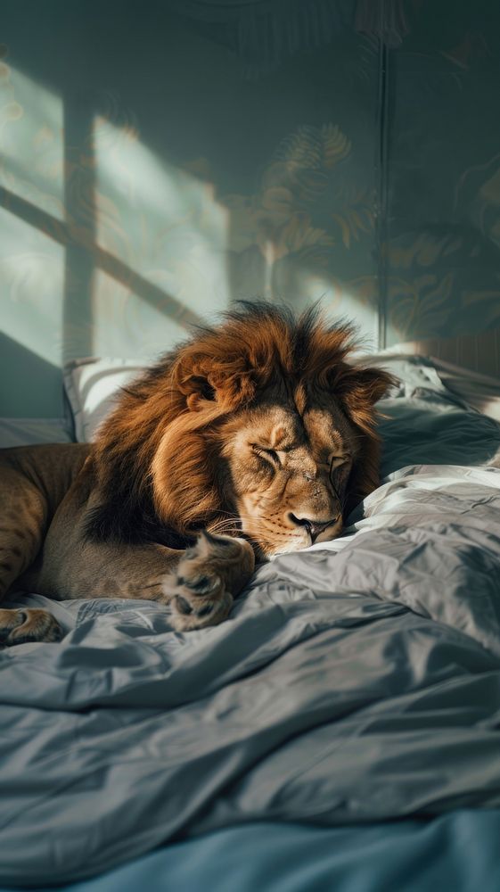Lion animal bed furniture.