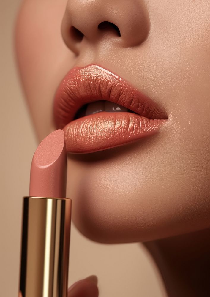 Lipstick woman cosmetics female.