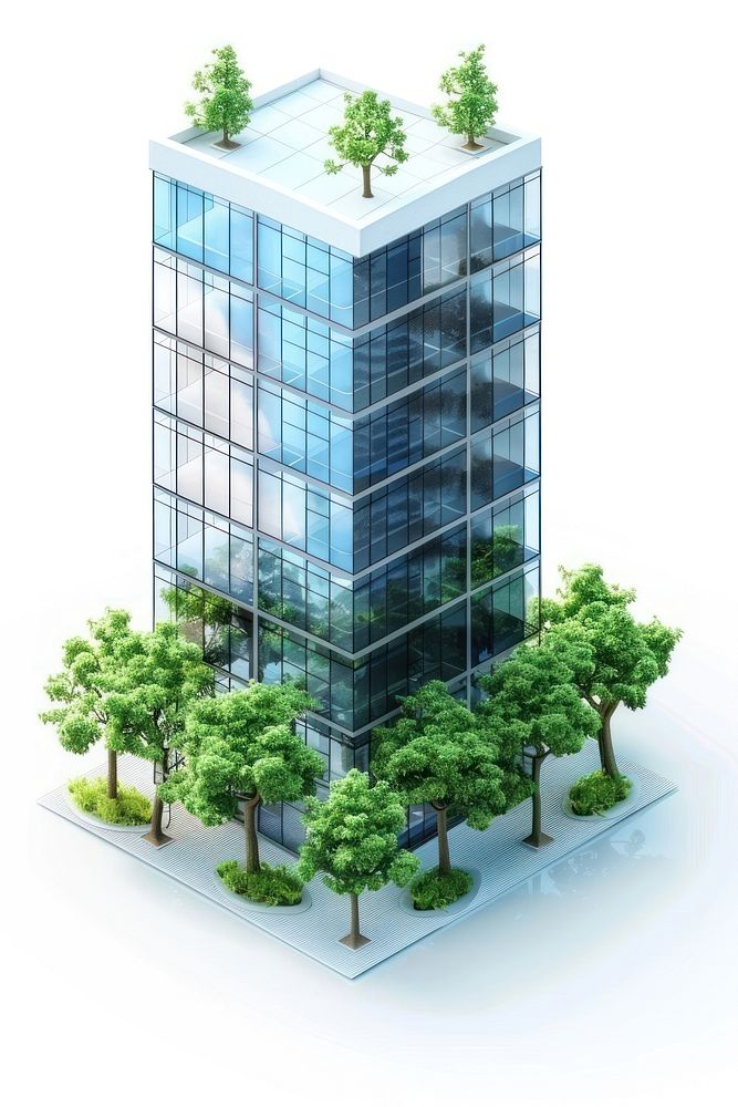 Tall buildings architecture tree vegetation.