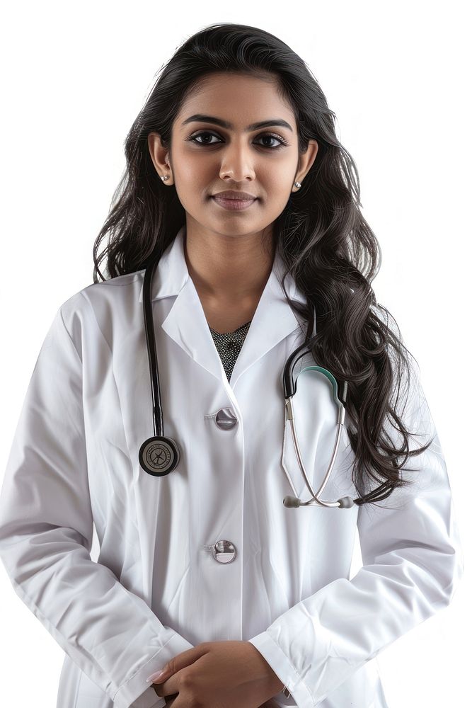 Female doctor student clothing apparel person.
